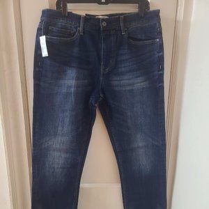 JOS A. BANK ANTIQUE BLUE WASH SLIM FIT MEN'S STRETCH JEANS / W34 X L32 / NWOT